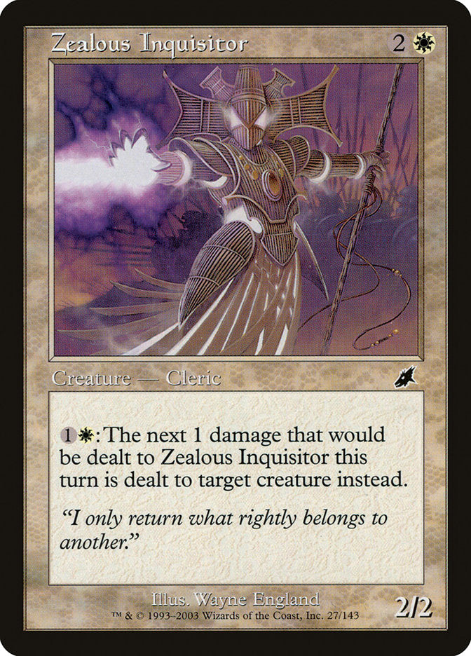 Zealous Inquisitor [Scourge] | Local Legends
