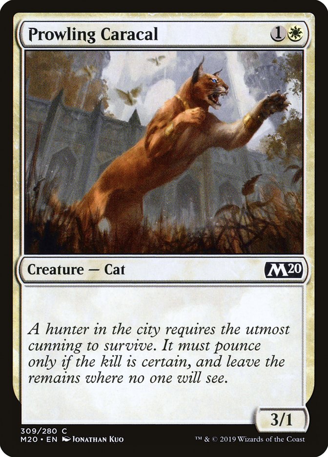 Prowling Caracal [Core Set 2020] | Local Legends