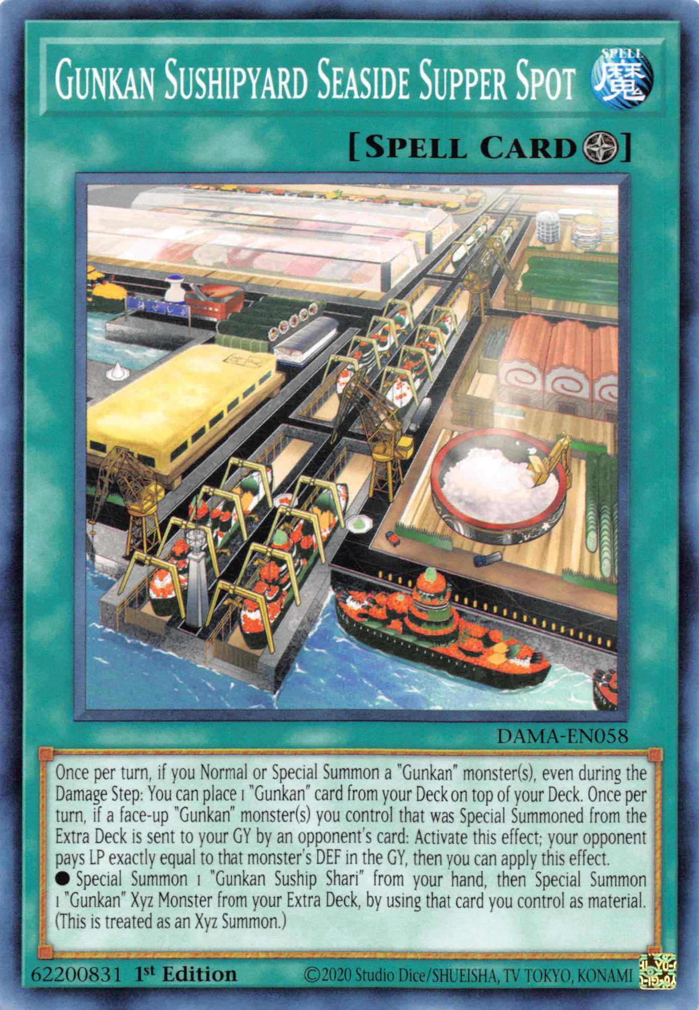 Gunkan Sushipyard Seaside Supper Spot [DAMA-EN058] Common | Golgari Games