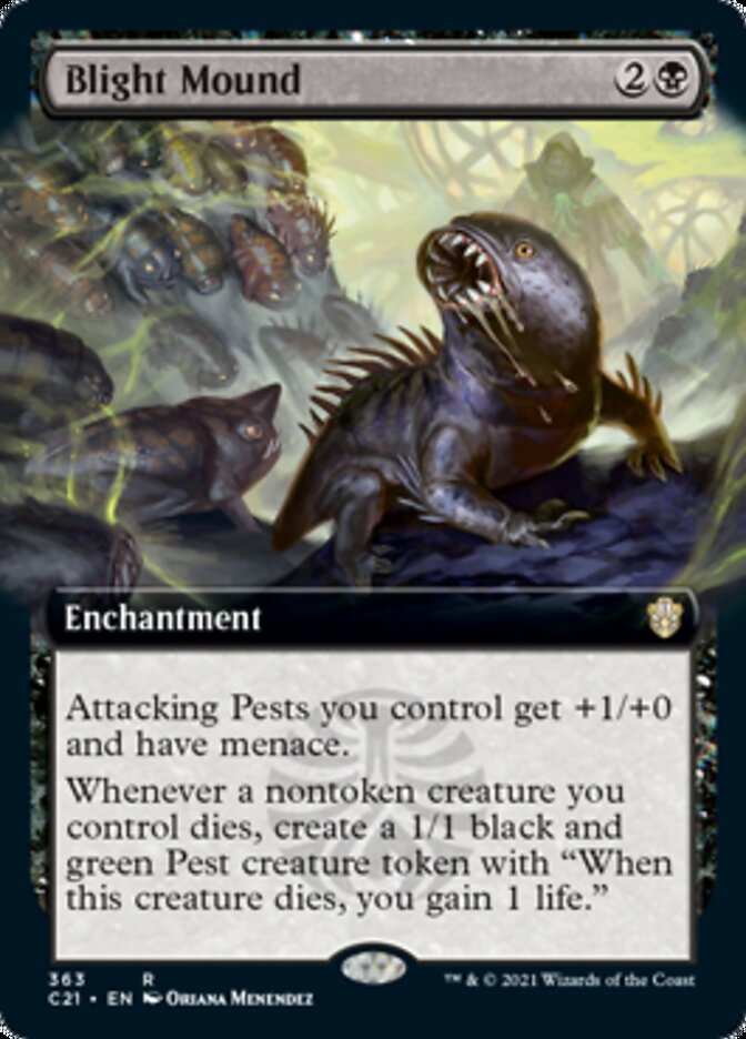 Blight Mound (Extended Art) [Commander 2021] | Local Legends