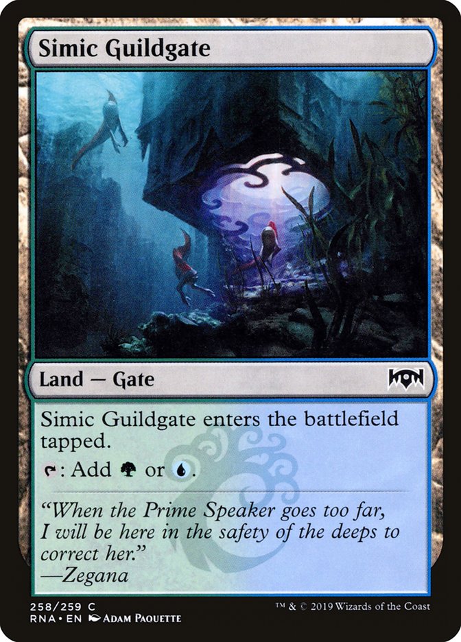 Simic Guildgate (258/259) [Ravnica Allegiance] | Local Legends