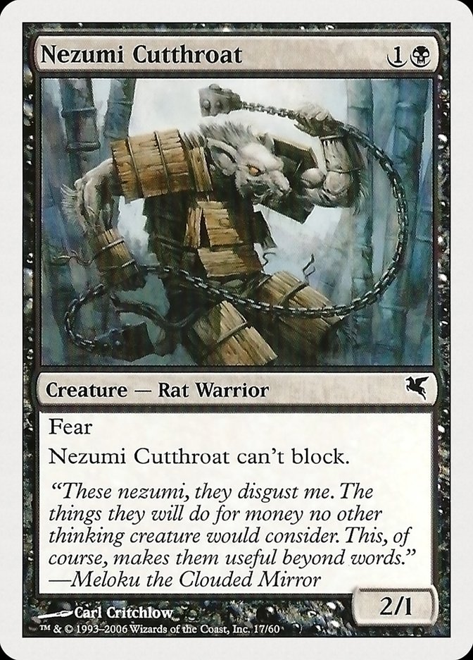 Nezumi Cutthroat (17) [Hachette UK] | Golgari Games