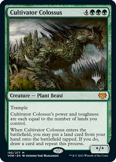 Cultivator Colossus (Promo Pack) [Innistrad: Crimson Vow Promos] | Golgari Games