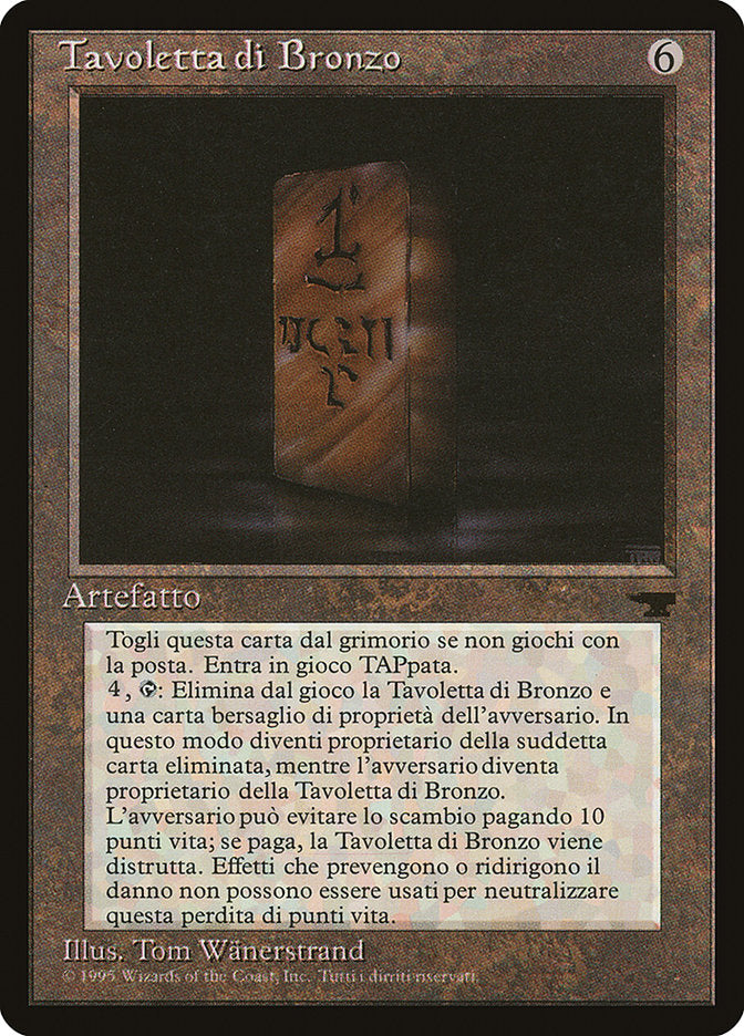 Bronze Tablet (Italian) - "Tavoletta di Bronzo" [Rinascimento] | Golgari Games