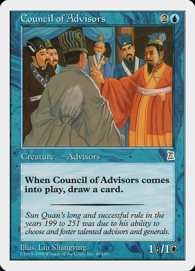 Council of Advisors [Portal Three Kingdoms] | Local Legends