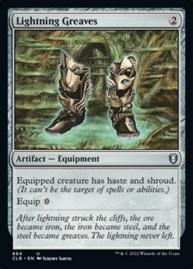 Lightning Greaves [Commander Legends: Battle for Baldur's Gate] | Golgari Games