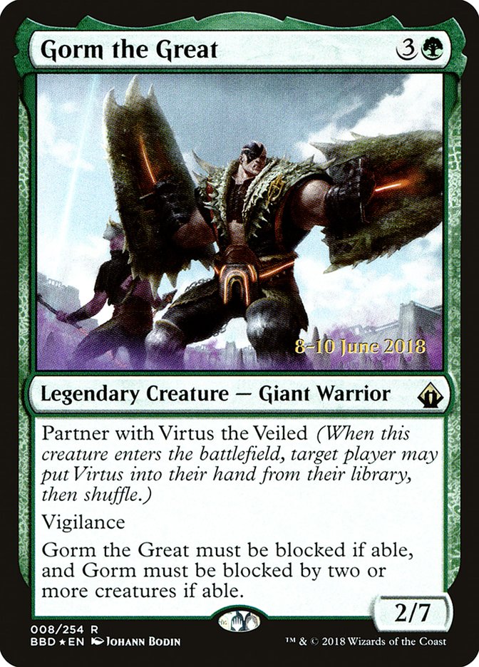Gorm the Great [Battlebond Prerelease Promos] | Local Legends