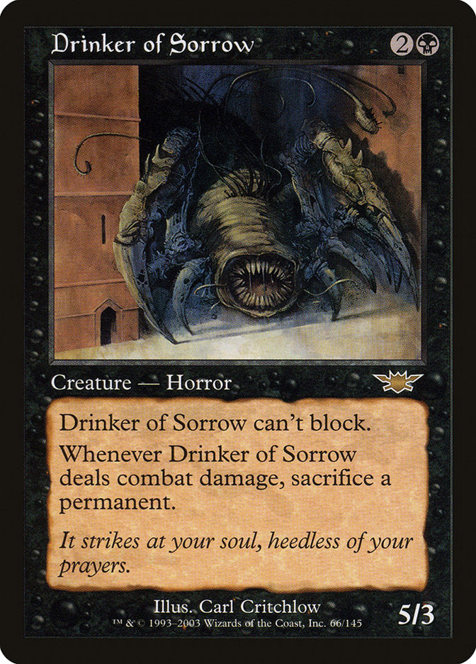 Drinker of Sorrow [Legions] | Golgari Games