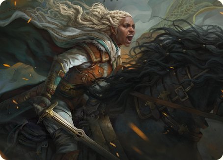Eowyn, Fearless Knight Art Card [The Lord of the Rings: Tales of Middle-earth Art Series] | Local Legends