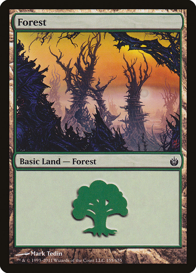 Forest (155) [Mirrodin Besieged] | Local Legends