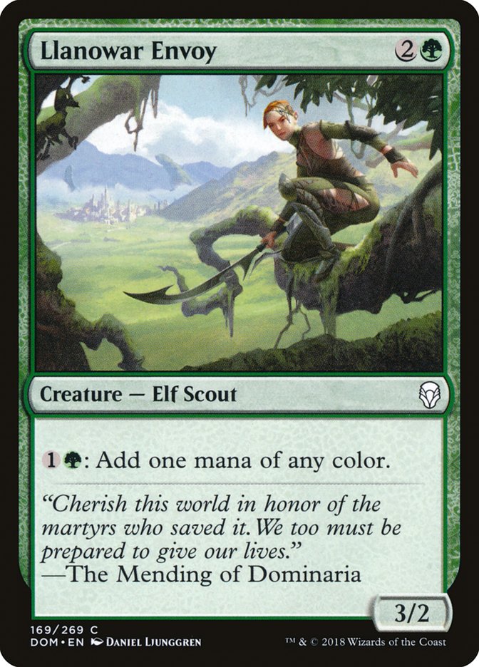 Llanowar Envoy [Dominaria] | Golgari Games