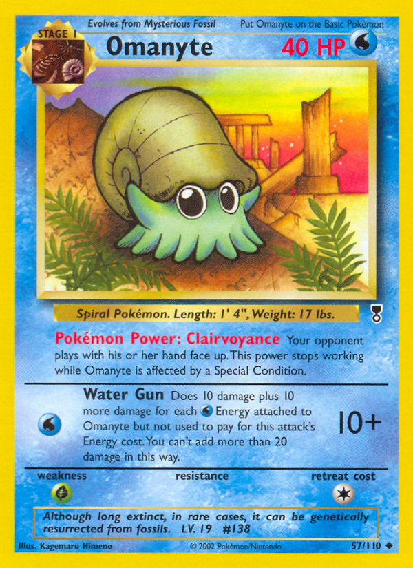 Omanyte (57/110) [Legendary Collection] | Golgari Games