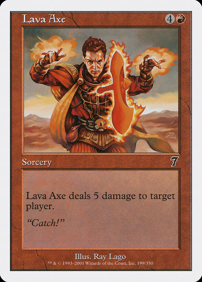 Lava Axe [Seventh Edition] | Local Legends