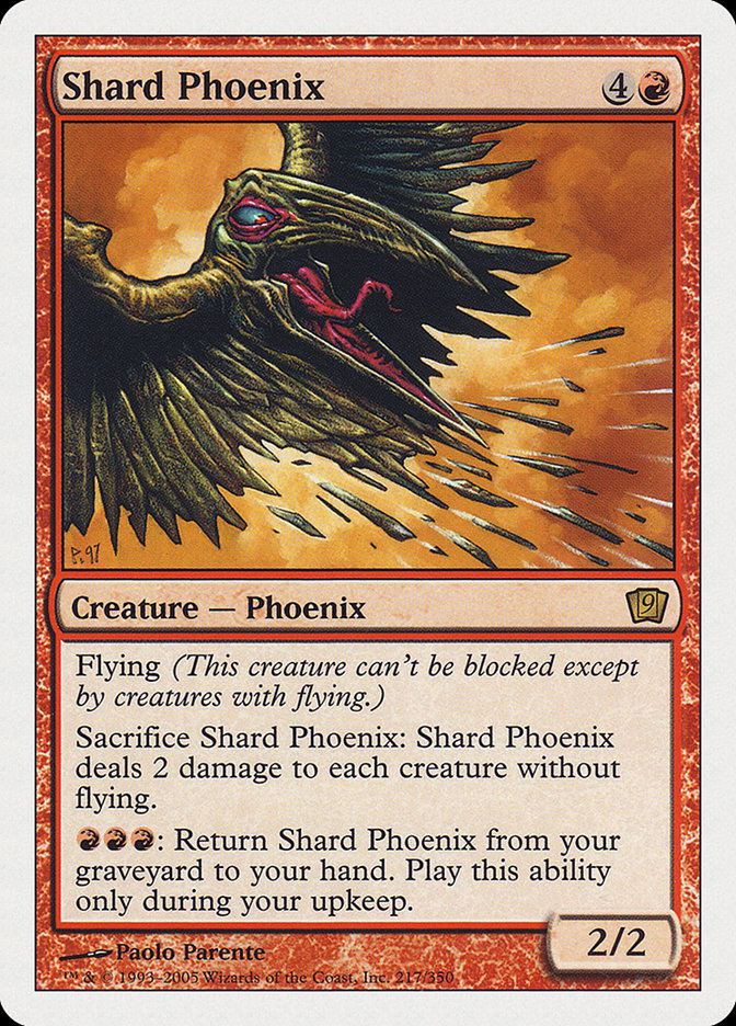 Shard Phoenix [Ninth Edition] | Golgari Games