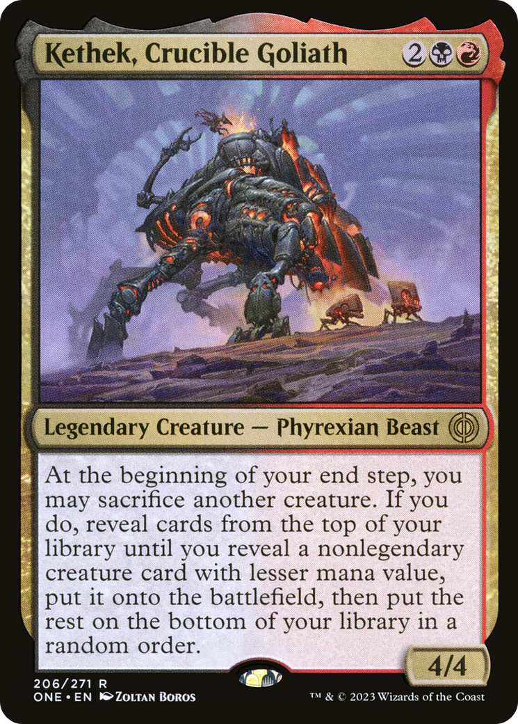 Kethek, Crucible Goliath [Phyrexia: All Will Be One] | Golgari Games