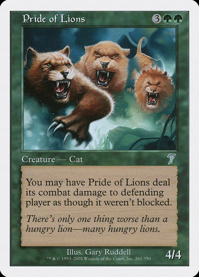 Pride of Lions [Seventh Edition] | Local Legends
