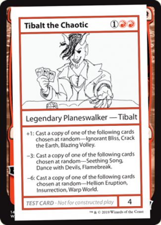 Tibalt the Chaotic (2021 Edition) [Mystery Booster Playtest Cards] | Golgari Games