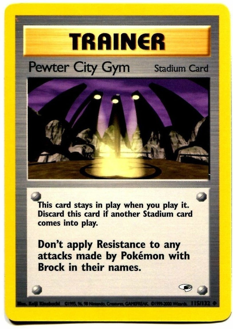 Pewter City Gym (115/132) [Gym Heroes Unlimited] | Golgari Games