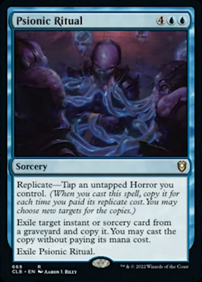 Psionic Ritual [Commander Legends: Battle for Baldur's Gate] | Local Legends