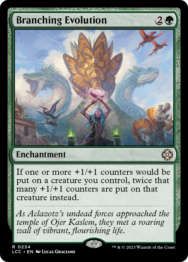 Branching Evolution [The Lost Caverns of Ixalan Commander] | Golgari Games