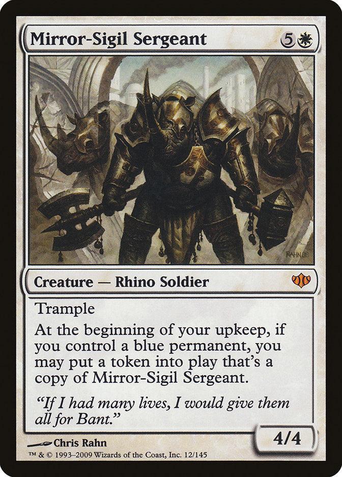 Mirror-Sigil Sergeant [Conflux] | Golgari Games