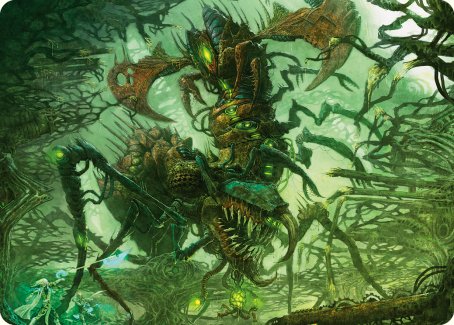 Skyscythe Engulfer Art Card [Phyrexia: All Will Be One Art Series] | Local Legends