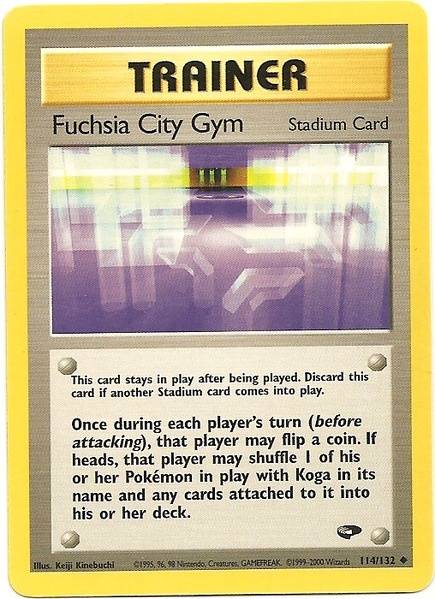 Fuchsia City Gym (114/132) [Gym Challenge Unlimited] | Golgari Games