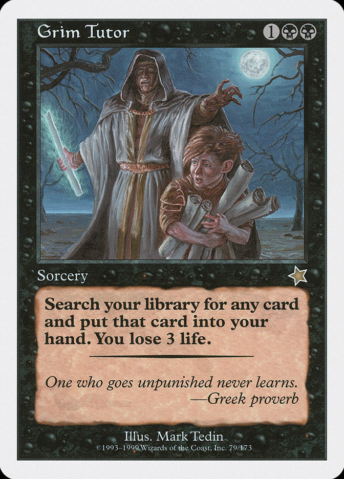 Grim Tutor [Starter 1999] | Golgari Games