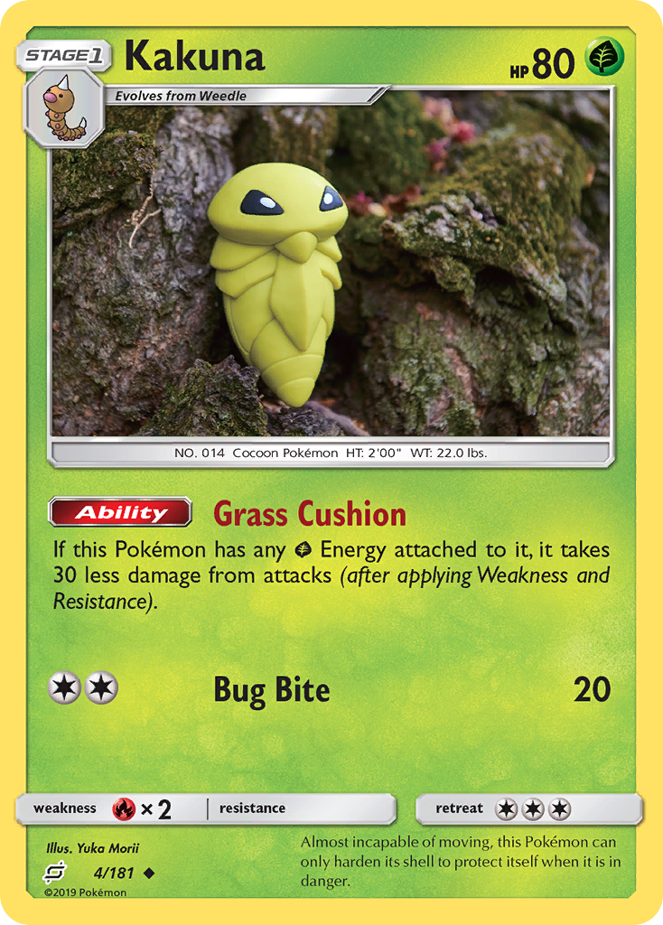 Kakuna (4/181) [Sun & Moon: Team Up] | Local Legends
