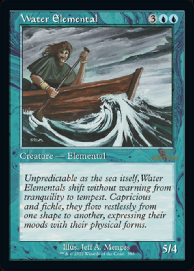 Water Elemental (Retro) [30th Anniversary Edition] | Local Legends