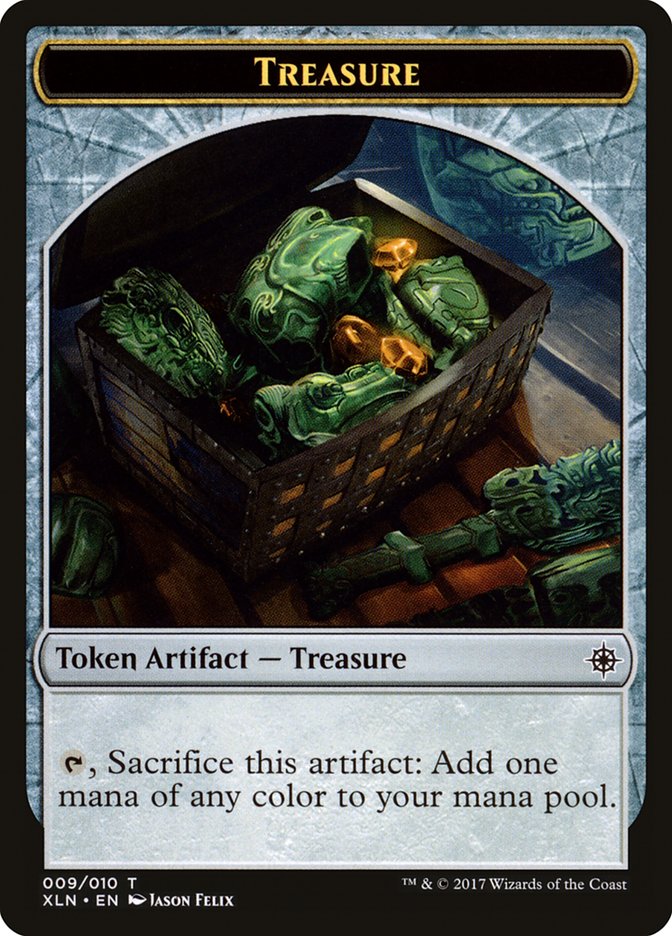 Treasure Token (009/010) [Ixalan Tokens] | Golgari Games