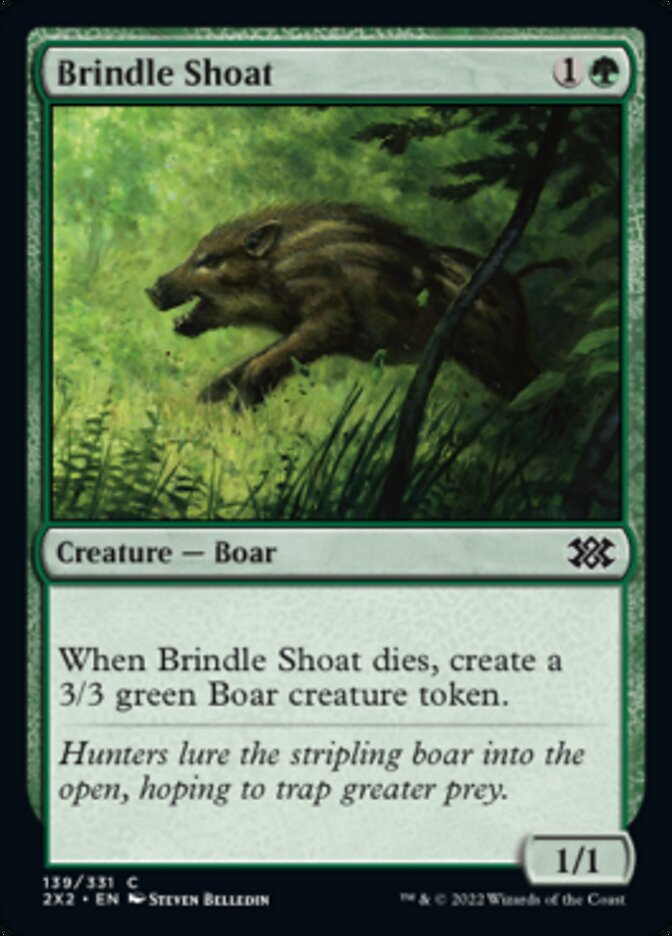 Brindle Shoat [Double Masters 2022] | Golgari Games