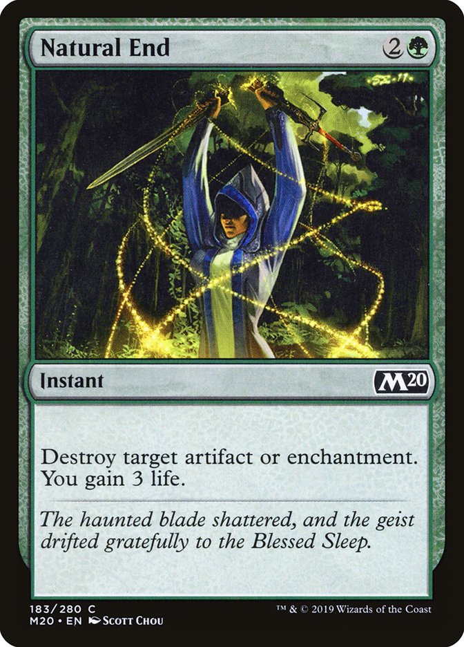 Natural End [Core Set 2020] | Local Legends