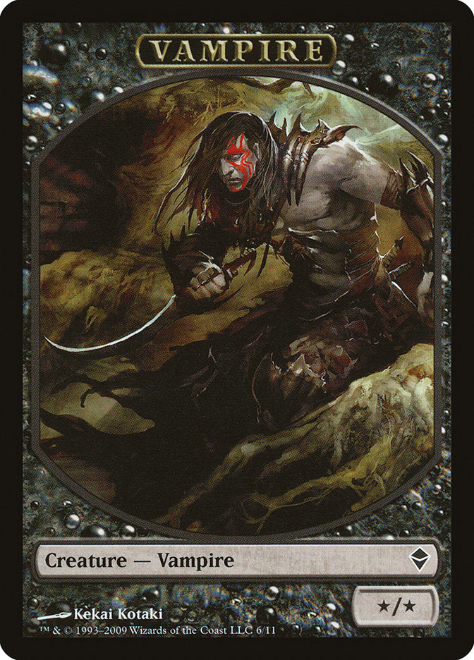 Vampire Token [Zendikar Tokens] | Golgari Games