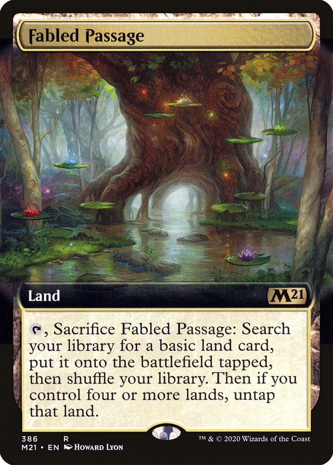 Fabled Passage (Extended Art) [Core Set 2021] | Local Legends
