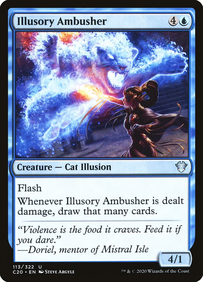 Illusory Ambusher [Commander 2020] | Golgari Games