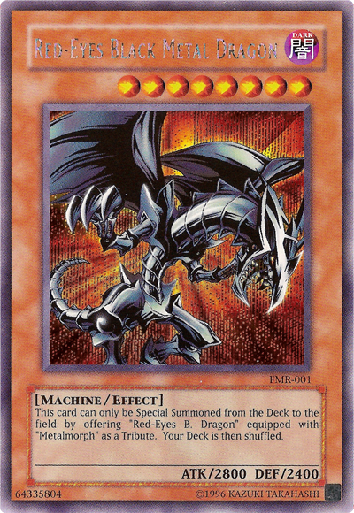 Red-Eyes Black Metal Dragon (Forbidden Memories) [FMR-001] Prismatic Secret Rare | Golgari Games