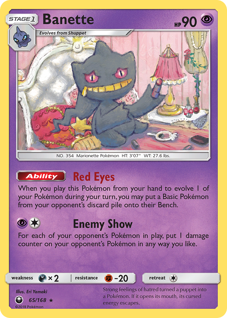 Banette (65/168) [Sun & Moon: Celestial Storm] | Golgari Games