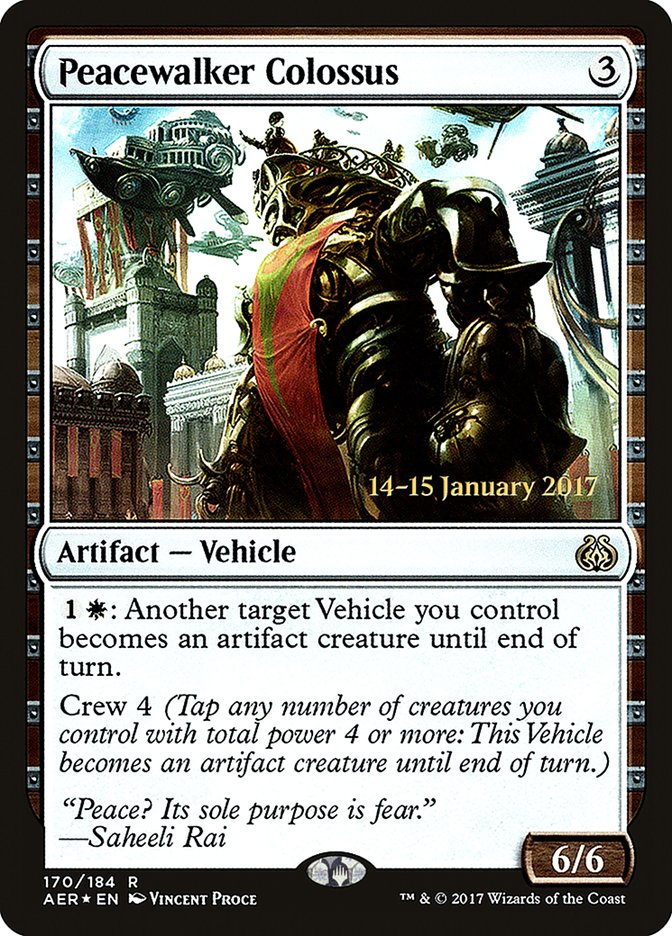 Peacewalker Colossus [Aether Revolt Prerelease Promos] | Golgari Games