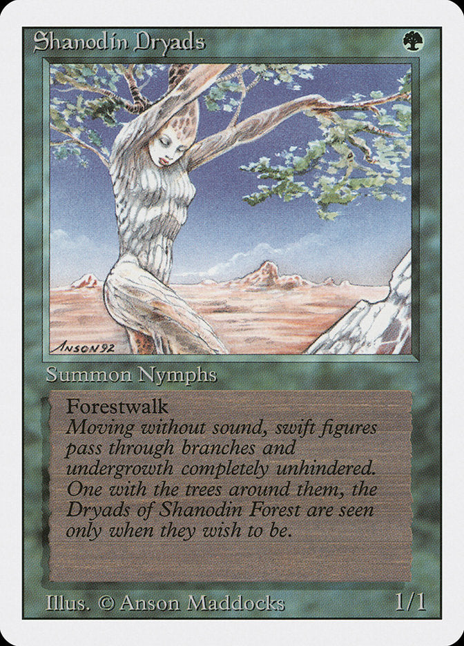 Shanodin Dryads [Revised Edition] | Golgari Games