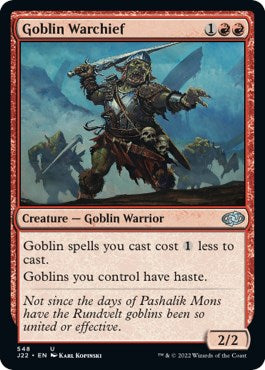 Goblin Warchief [Jumpstart 2022] | Local Legends