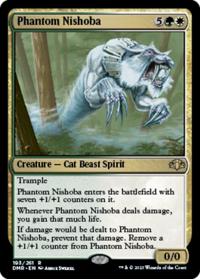 Phantom Nishoba [Dominaria Remastered] | Golgari Games