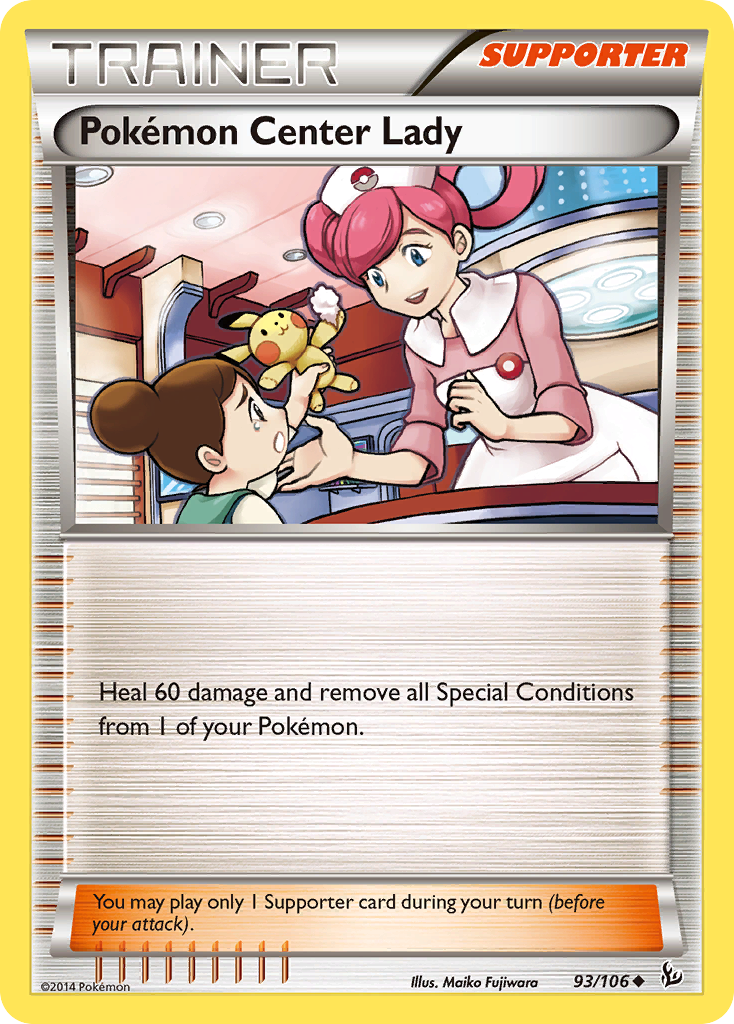 Pokemon Center Lady (93/106) [XY: Flashfire] | Golgari Games