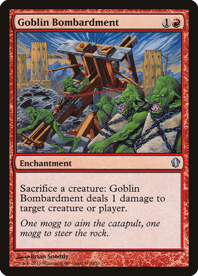 Goblin Bombardment [Commander 2013] | Golgari Games