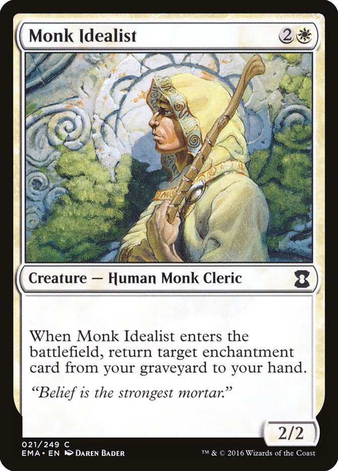 Monk Idealist [Eternal Masters] | Golgari Games