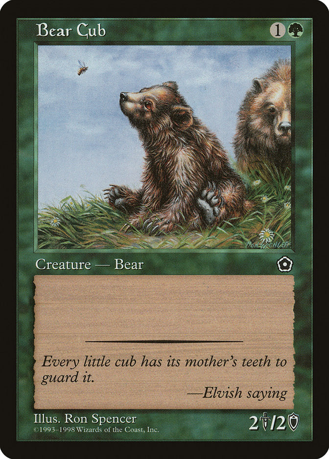 Bear Cub [Portal Second Age] | Golgari Games