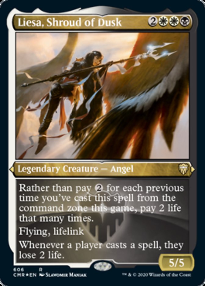 Liesa, Shroud of Dusk (Etched) [Commander Legends] | Local Legends