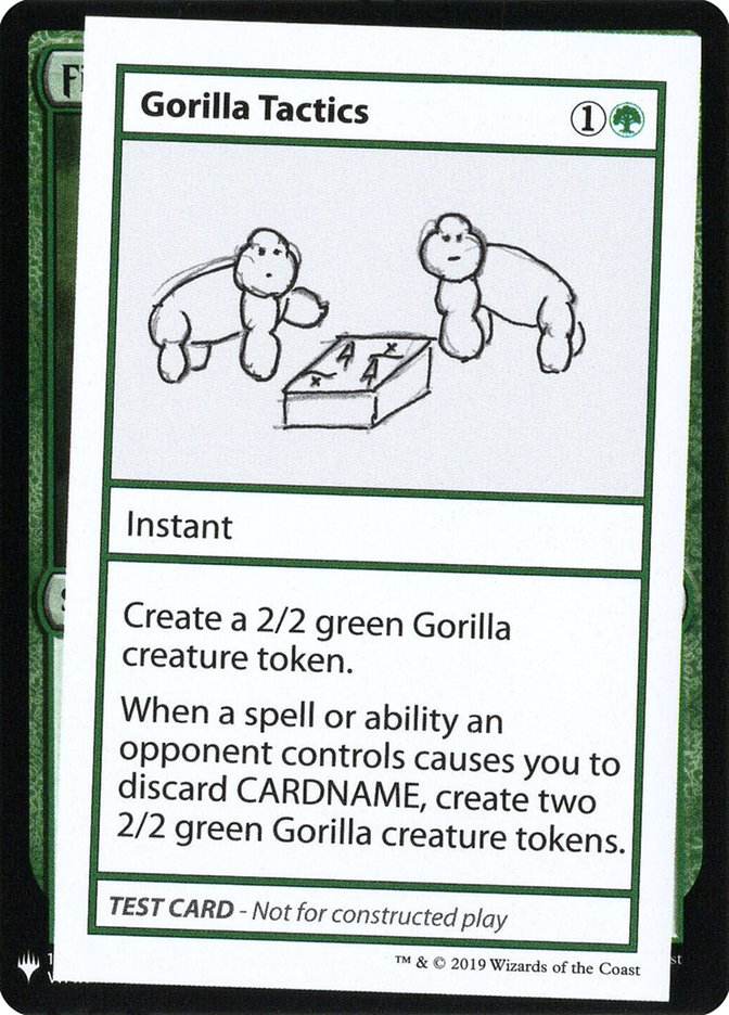 Gorilla Tactics [Mystery Booster Playtest Cards] | Golgari Games