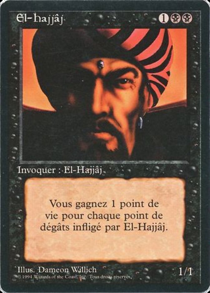 El-Hajjaj [Foreign Black Border] | Golgari Games