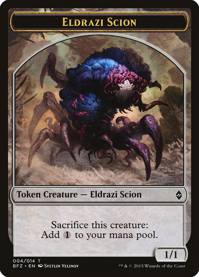 Eldrazi Scion Token (004/014) [Battle for Zendikar Tokens] | Golgari Games